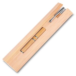 Caneta Ecológica de Bambu com Estojo
