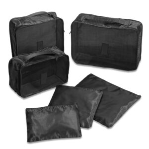 Kit Necessaires 6 Peças PRETO