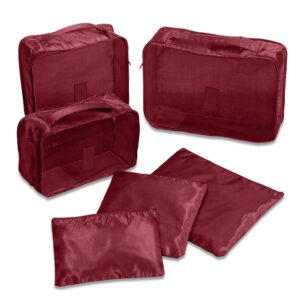 Kit Necessaires 6 Peças VINHO